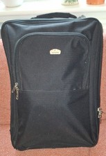 Aerolite Black Wheeled Cabin Bag Luggage Travel Suitcase
