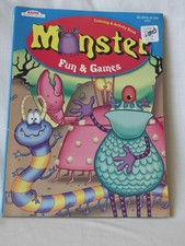 Monster Fun  Games Coloring  Activity Book Halloween Kappa New, Unused