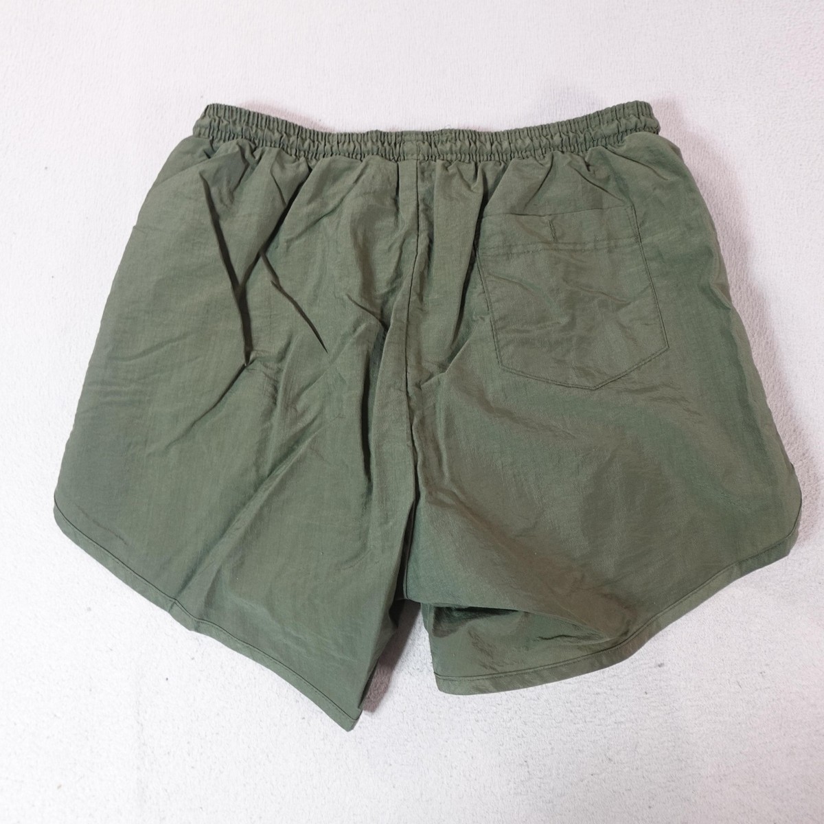 Vintage Soffe Military Shorts Mens Large Green Nylon Lined Gym