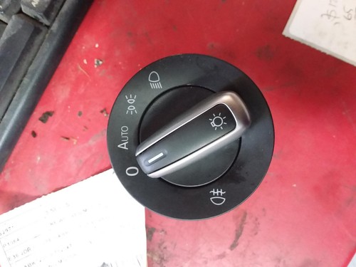 VOLKSWAGEN GOLF COMBINATION SWITCH HEADLAMP SWITCH, GEN 6, BLACK/CHROME, NON FRO