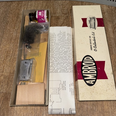 #ad Ambroid Heritage Northern Pacific Woodside Caboose Kit O Scale 0 13 Kit $35.00