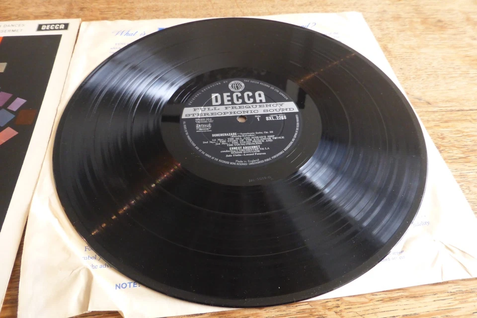 Rimsky Korsakov Scheherazade Ansermet UK Decca WBG ED1 Stereo SXL 2268 1D/1D LP - Image 3 of 4