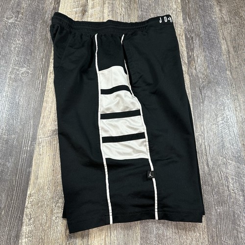 Nike Dri-Fit Air Jordan Basketball Shorts Men's Size M Black White Jumpman - Picture 10 of 18