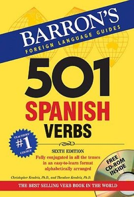 #ad Barron#x27;s Foreign Language Guides: 501 Spanish Verbs Book amp; CD ROM GOOD $4.42