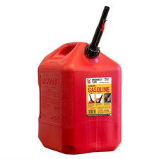 New Midwest Can 6610 6 Gallon Gas Can FlameShield Safety Quick Flow Spout Red