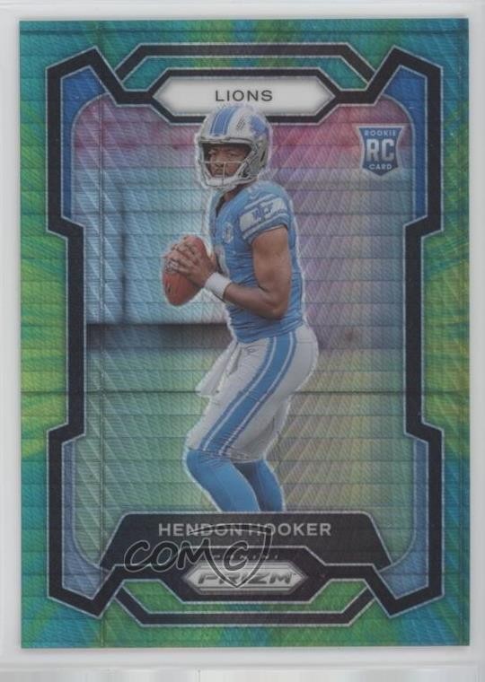 2023 Panini Prizm Rookies Hyper Prizm 175/175 Hendon Hooker #329 14cm