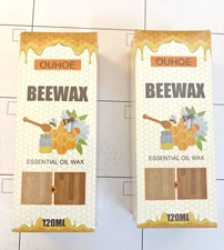 Lot 2 - OUHOE Wood Furniture Beeswax Spray Floor Care Polish - NIB