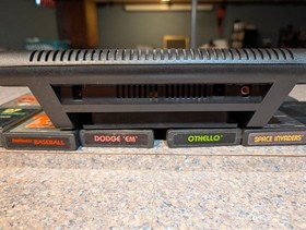 Atari 7800 Console With 16 Games Tested Defender  Space Invaders Xevious