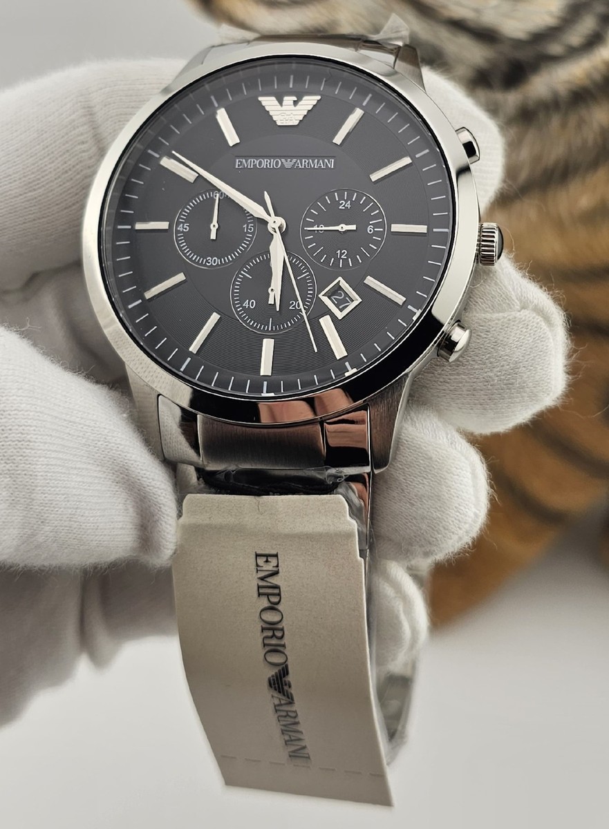 Emporio Armani Sportivo AR2460 Stainless Steel Chronograph Wrist