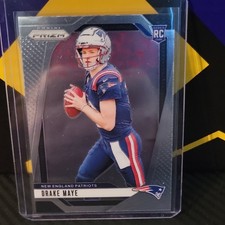 Panini Prizm Drake Maye Rookie #329 New England Patriots Football Card 2024