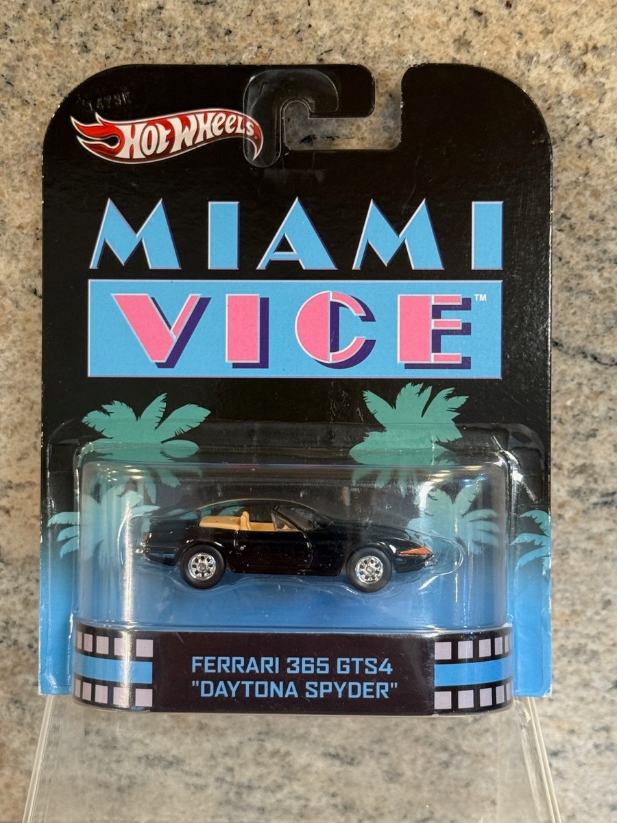 ミニカー HOTWHEELS Ferrari 365 GTS/4 1/18 2013 Hot Wheels Retro Entertainment - Miami Vice Ferrari 365 GTS4