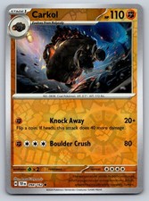 Carkol 094/162 Reverse Holo Temporal Forces Pokemon Card - NM