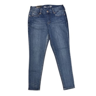 Seven7 Women's Tummyless Slimmer Silhouette Body Sculpting Skinny Jeans (Joy,