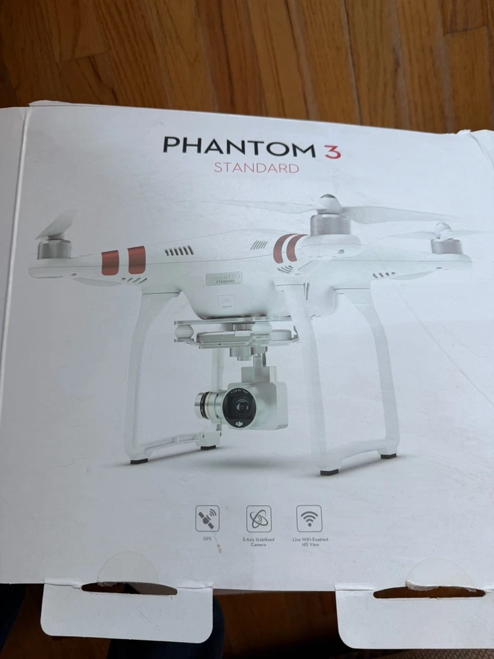 DJI Phantom 3 Standard Quadcopter Camera Drone W/Remote-SOLD AS IS - Image 2 of 4