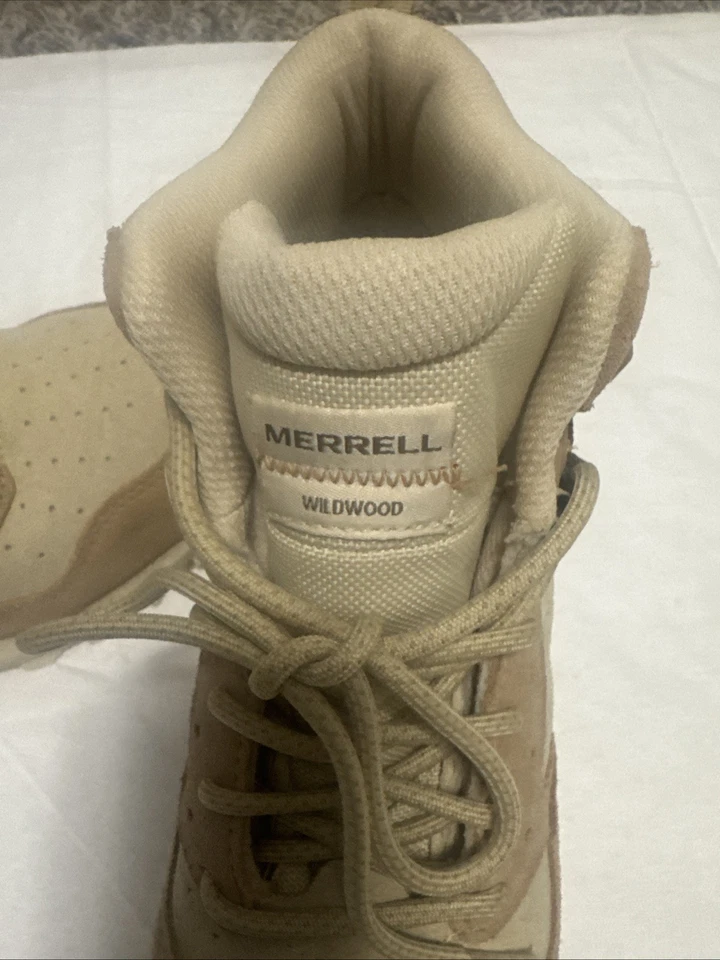 Merrell Women's Wildwood Hiking Boots Size 9.5 Brown Suede - Image 3 of 4