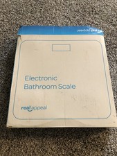 Real Appeal Electronic Bathroom Scale - NEW