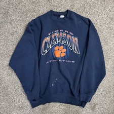Vintage Clemson Tigers University Sweatshirt 2XL 90s Salem Crewneck USA Made