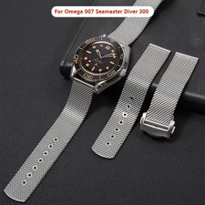 Steel Milanese Strap for Omega Seamaster 007 – 20mm Mesh Bracelet Band