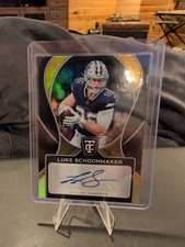 2024 Panini Totally Certified Luke Schoonmaker #SIG-LSR /10 (AU, RC)