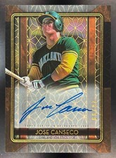 2020 Topps Tribute Jose Canseco Iconic Perspectives Auto /99 #IP-JC Athletics