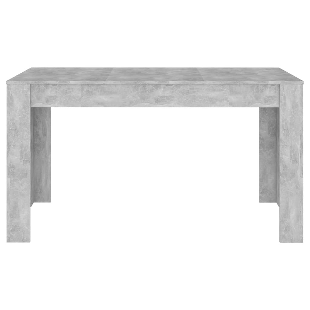 Tavolo da Pranzo vidaXL Grigio Cemento 140 cm foto 4