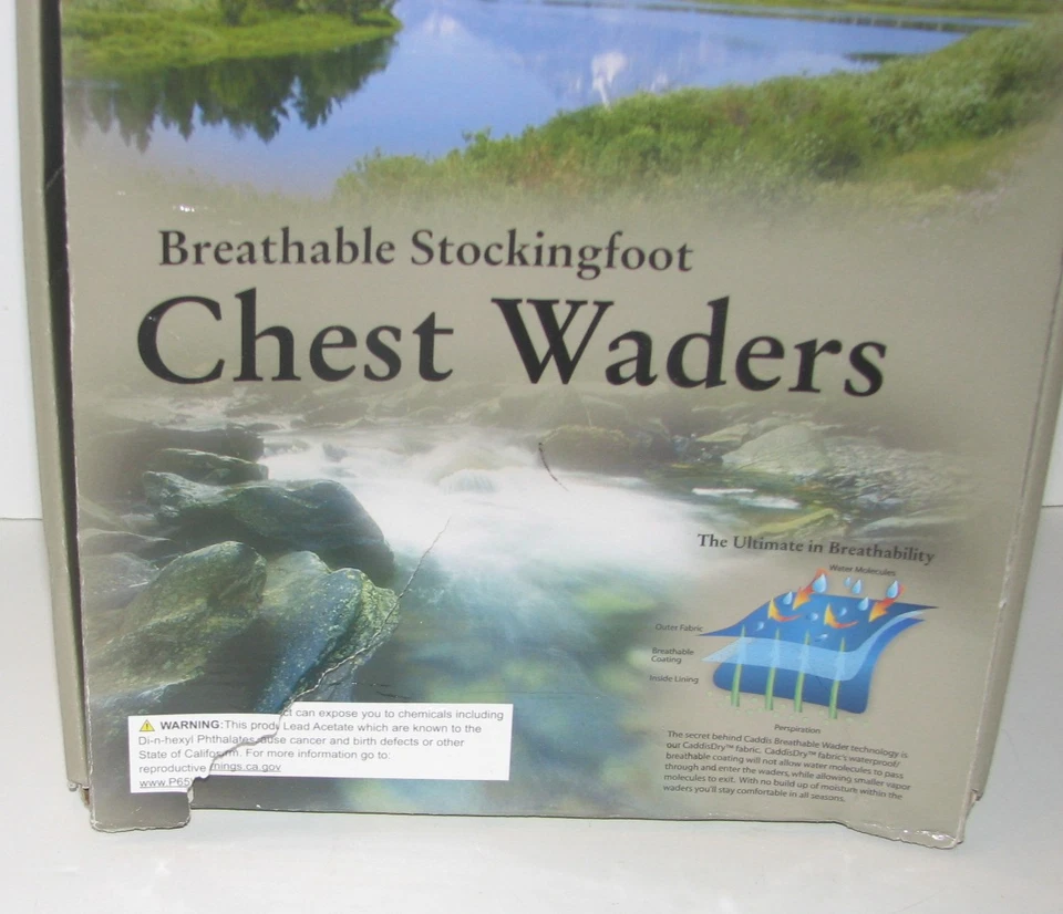 Vadeadores de peito Caddis respirável meia-pé tamanho GG - Imagem 3 de 4