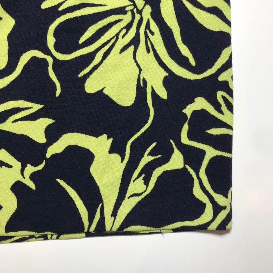 Falda lápiz Grace Elements para mujer 8 puntos ponte negra con patrón floral amarillo Foto 4 de 4