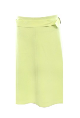 Bargain Nine West NEW Solid Green Melon Womens Size 14 Belted ALine Flared Skirt 69 Bargain Nine West NEW Solid Green Melon Womens Size 14 Belted ALine Flared Skirt 69