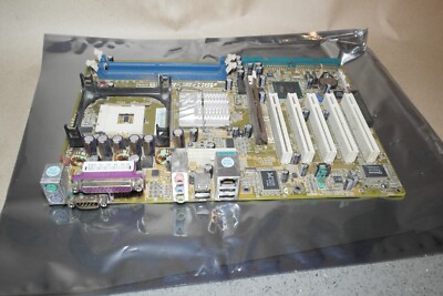 ABIT IS7-E2 Mainboard Sockel 478 PCI AGP SATA IDE FDD Audio Ethernet 