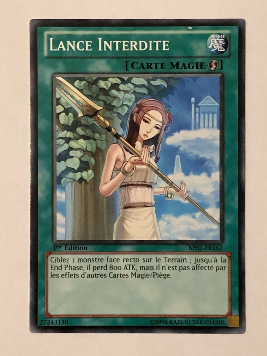 Yu-Gi-Oh Card - JCC - Forbidden Spear - BP02-FR162 | eBay