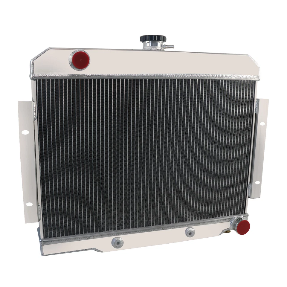 Radiador de aluminio 1919 3 filas para Jeep CJ5 1978 1972-1986 CJ6 CJ7 GM Chevy V8 Foto 3 de 4