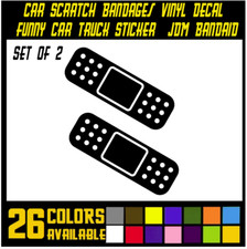 Car Scratch Bandages Vinyl Decal Funny Car Truck Sticker Jdm Bandaid