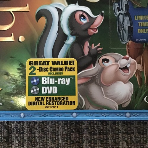 BAMBI 1942 DISNEY BLU-RAY/DVD SET OOP DIAMOND EDITION DIGITALLY RESTORATION - Picture 6 of 6