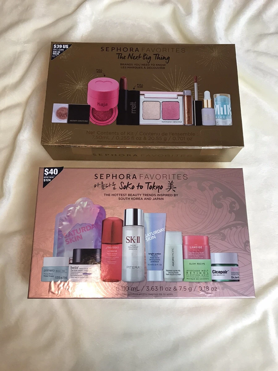 SALE Lot of 2 Rectangular Sephora Favorites Empty Boxes 6 x 10