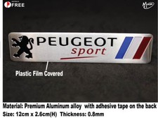 Peugeot Sport Badges Metal Sticker Emblems Film Covered 12cm Best Gifts Peugeot Sport Badges Metal Sticker Emblems Film Covered 12cm Best Gifts
