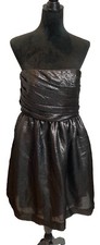 J Crew Collection Fit & Flare Dress Size 12 Metallic Tulle Glam Holiday NWT