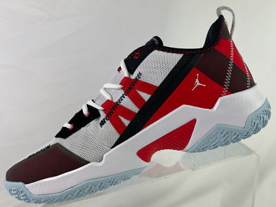 JORDAN ONE TAKE II White Red Black Basketball CW2457-106  Size 10.5 Men US AUTHENTIC JORDAN ONE TAKE II White Red Black Basket Ball  main image 2