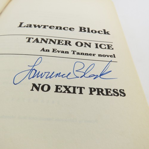 Lawrence Block 3 Signed Hardcover Books Tanner on Ice, Tanners Tiger & Other - Imagen 11 de 15