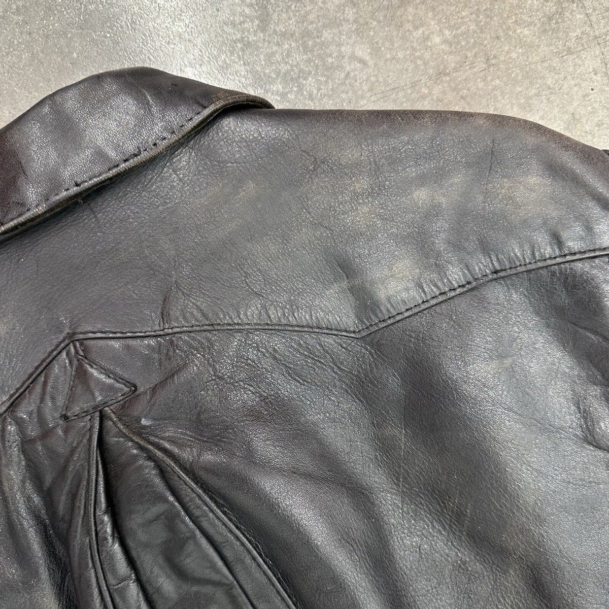 【古着】Woolly Mammoth ウーリーマンモス レザージャケット 70s s-l1200.jpg