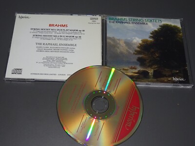 BRAHMS - STRING SEXTETS: RAPHAEL ENSEMBLE / UK-HYPERION-CD 1988 (CD MINT-)