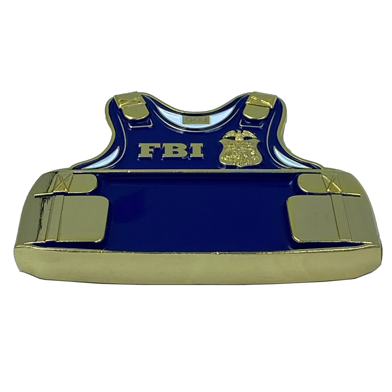 CL717 FBI Special Agent Body Armor Challenge Coin Thin Blue Line DOJ