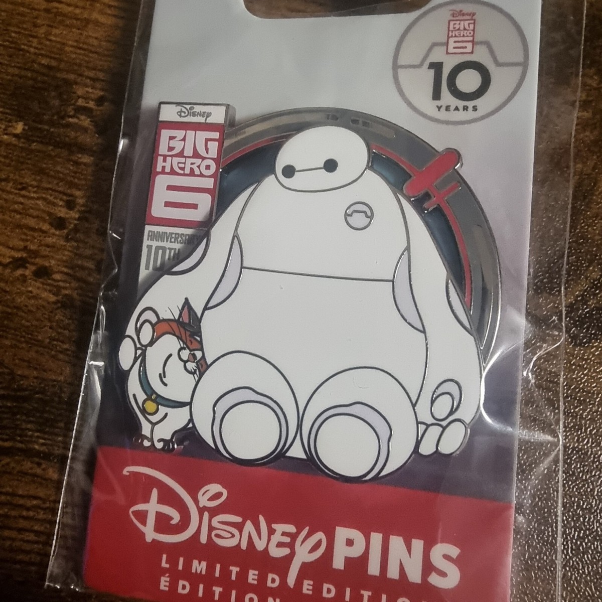Disney Store Baymax Mochi Pin Big Hero 6 10th Anniversary Limited