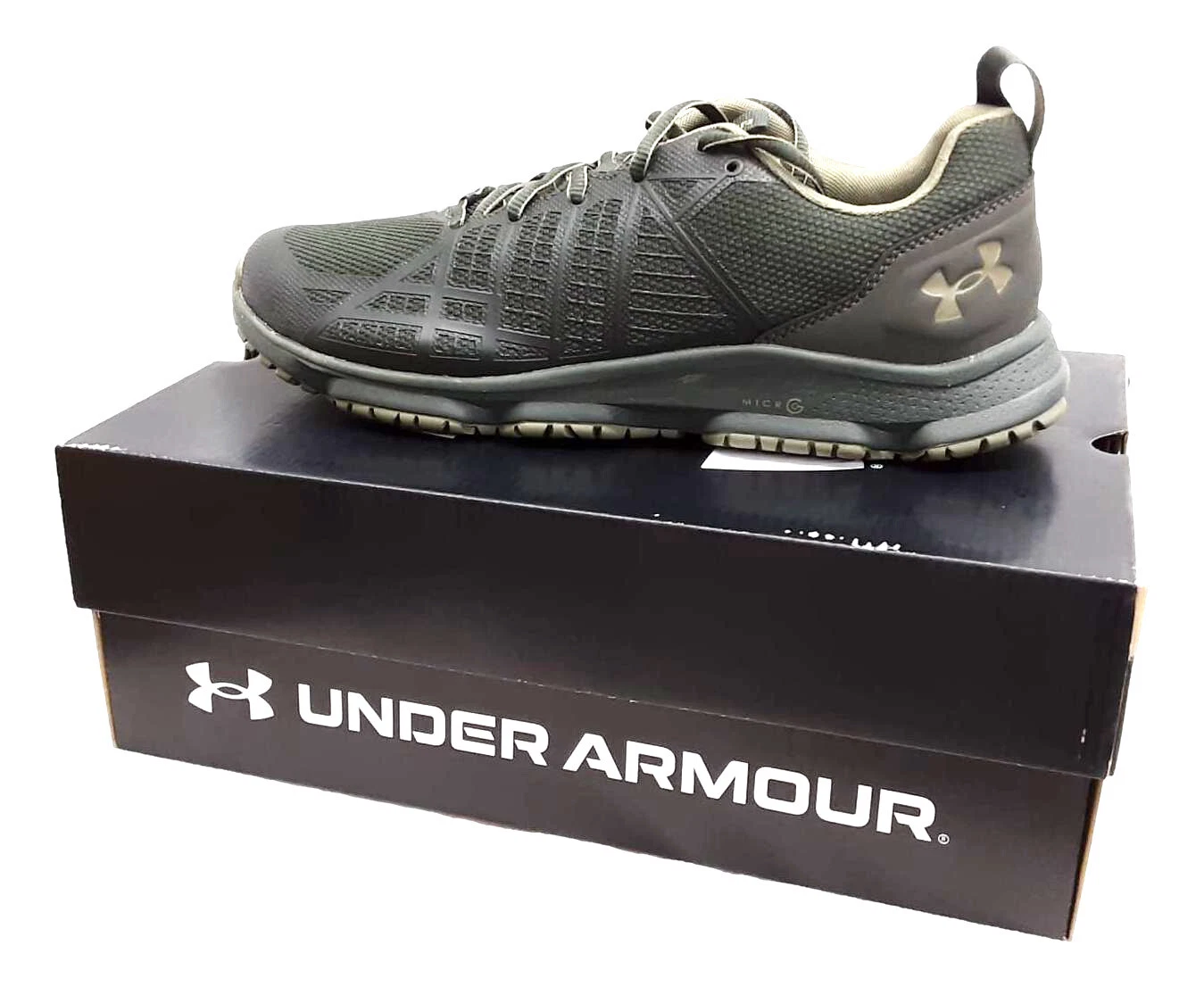 Under Armour Men’s Micro G Strikefast Hiking Tactical Shoes – Marine Green