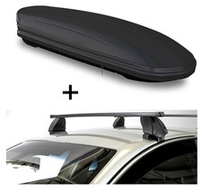 Dachbox VDPMAA460L matt+Dachträger K1M für für VW Polo V 6R 5Türer 14-17