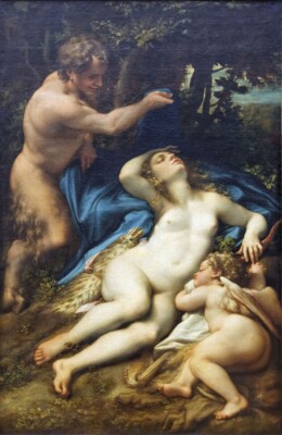 Correggio ''Antiope Sleeping'' Print, 14 5/8'' x 11 1/4'' (Paper)