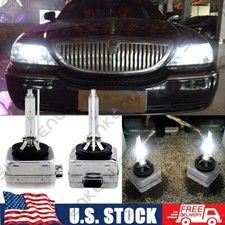 Front Xenon Hid Headlight Bulb For Lincoln Town Car 2003-2011 Low 6000k Qty 2