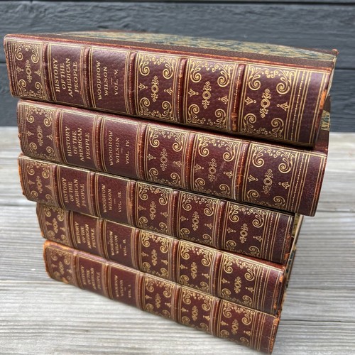 History of the American People, in Five Volumes, Woodrow Wilson, Harper Brothers