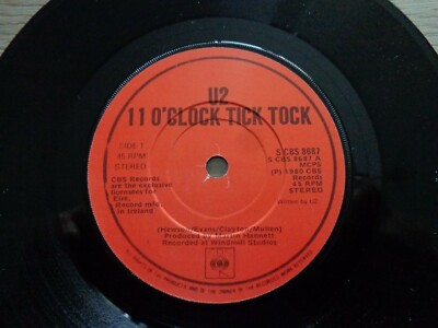 U2 - 7'' - 11 Uhr Tick Tock - CBS 8687