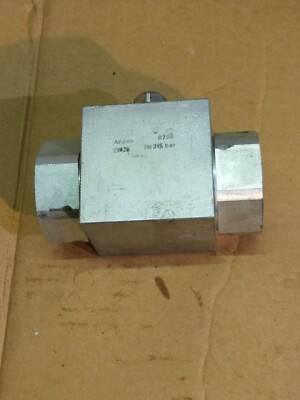 1x ARGUS Block-Kugelhahn mit Hahnschlüssel DN25 / PN315