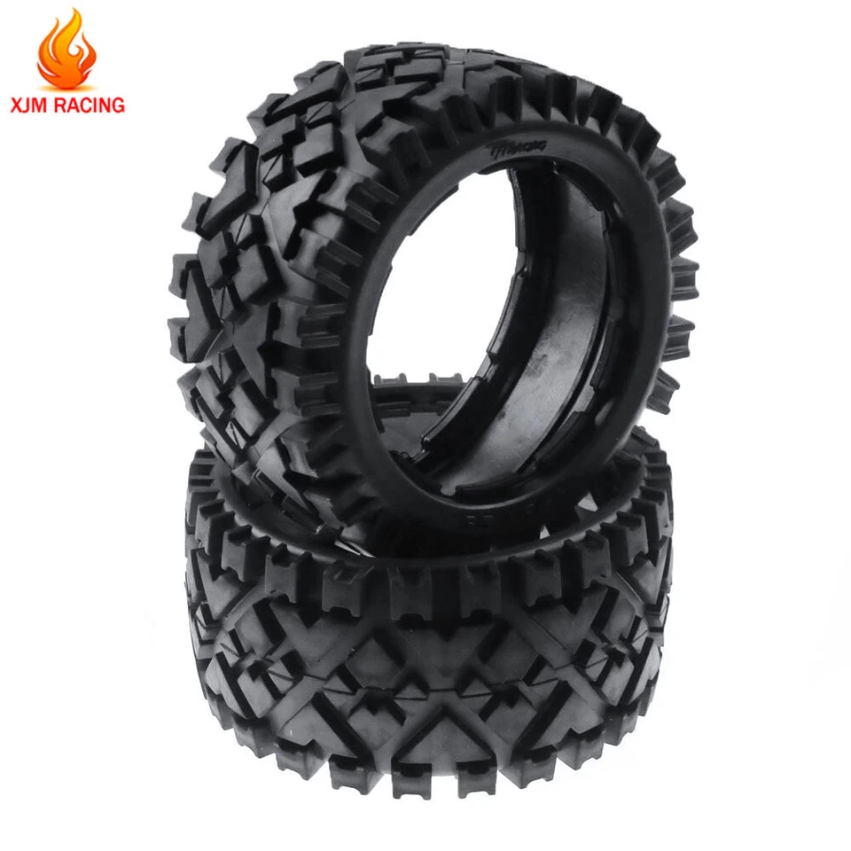 Rear Tire 2pcs All Terrain for 1/5 HPI RV KM Baja 5B SS 2.0 - Image 4 of 4